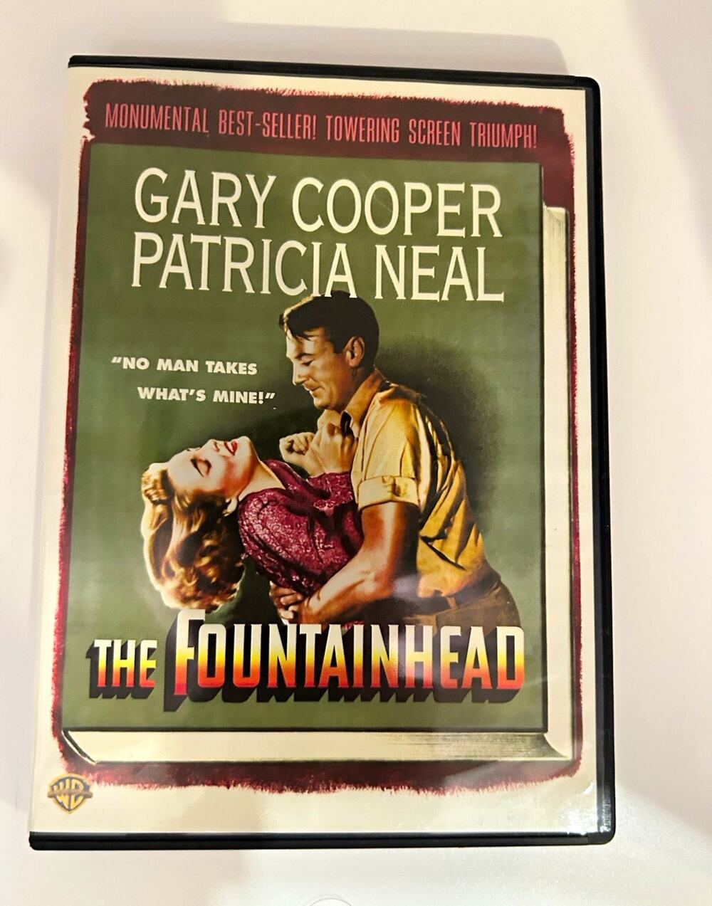 Warner Home Video The Fountainhead DVD Gary Cooper Patricia Neal King Vidor